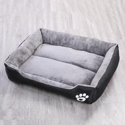 China Sofa Dog Beds Wholesale Washable Breathable Portable Orthopedic Luxury Dog Beds Large Cat Pet Extra Large Velvet for sale