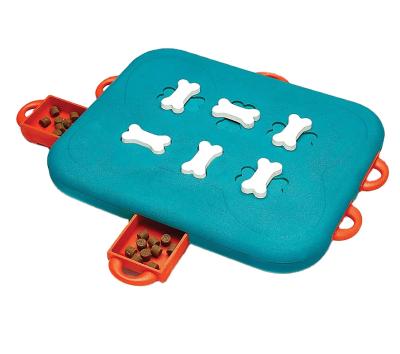 China 2021 Viable Hot Selling Advanced Puzzle Toy Stimulating Interactive Dog Game Treat Leaking Driver Dog Toy for sale