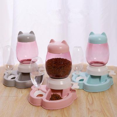 China Sustainable Sole Automatic Feeder Water Refilling Automatic Dog Feeder Pet Wheels Feeders for sale