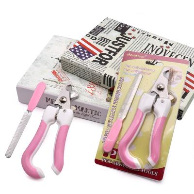 China 2021 Hot Sale Viable Single Dog Cat Nail Clippers And Trimmer 2021 Pet Nail Clippers Pet Grooming Products for sale