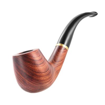 China Customized Customized Logo Solid Wood Leopard Print Portable Washable Smoking Pipe Wholesale Smoking Pipes for sale