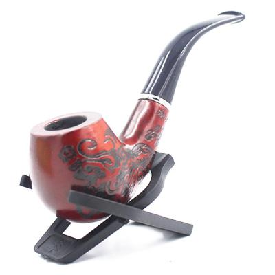 China Portable Factory Direct Solid Wooden Leopard Print Smoking Pipe Washable Wholesale Smoking Pipes for sale