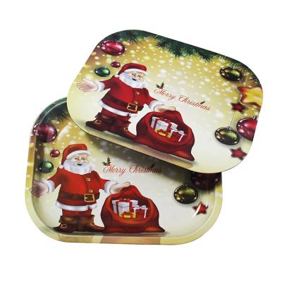 China Tin Wholesale Custom Raw Printed Portable Girly Metal Magnetic Custom Set Rolling Tray With Magnetic Lid for sale