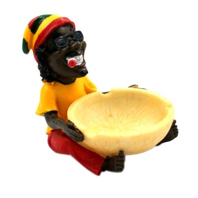 China Practical Creative Gift Resin Individually Shape Man Shape Humorous Smoking Ashtray for sale