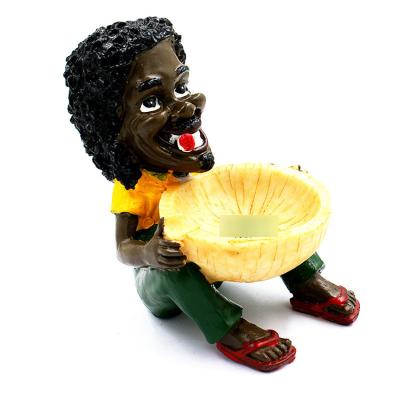 China Practical New Products Custom Creative Gift Resin Individually Shape Man Shape Humorous Smoking Ashtray for sale