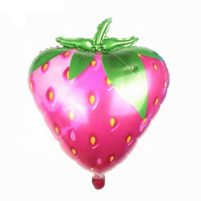 China Foil Wholesale Watermelon Helium Balloon, Pineapple Strawberry Banana Grape Fruit Foil Balloon Party Season Balloons for sale