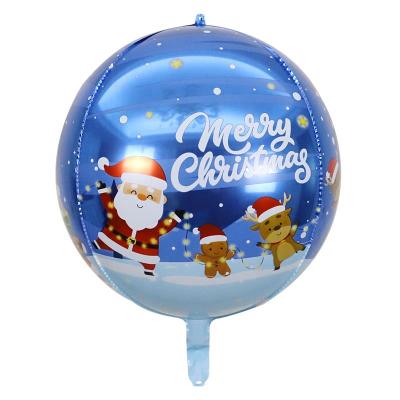 China Foil 22 inch 4D 3D Merry Christmas balloons wholesale in china foil mini balloon for sale