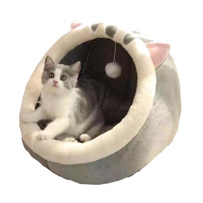 China Eco-Friendly Four Seasons Autumn And Winter Available Cat House Villa Cat Sleeping Bed Pet Supplies Viable Dog Beds Pet Bed for sale