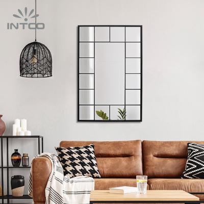 China INTCO New Arrival Luxury Corridor Antique Framed Makeup Window Tile Decorative Mirrors Eco-friendly Durable Fashion for sale