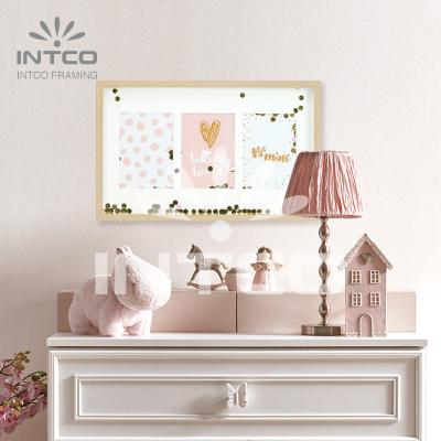 China New Arrival Classic Multi Function INTCO Portable Installation Shadow Collage Memory Sequin Photo Frame for sale