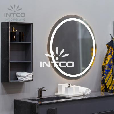 China New Arrival Eco-Friendly INTCO Durable Home-Fit Decorative Bathroom LED Mirror Round for sale