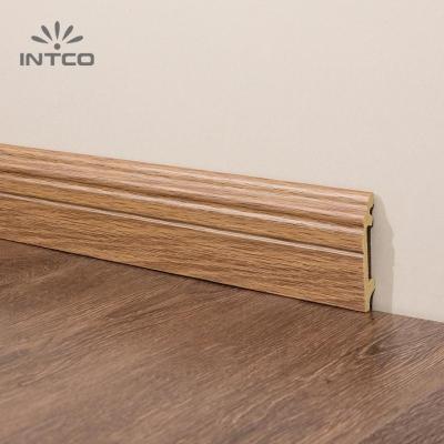 China Perfect decoration to match flooring for INTCO home waterproof decorative flooring cornice skirting base board for sale