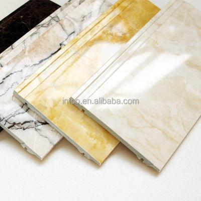 China INTCO MDF Decorative Waterproof Marble Decorative Wall Panel for sale