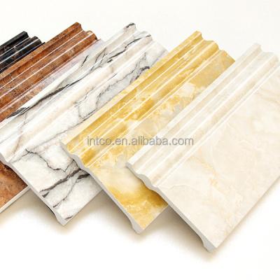 China INTCO Decorative Marble Flooring Decorative Skirting Board for sale