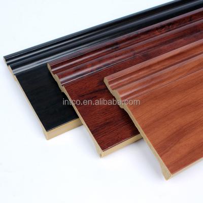 China Classic Indoor-decoration INTCO Skirting Hot Selling Plastic Board Cover for sale