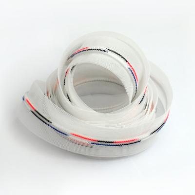 China Eco-Friendly Nylon #3 Zipper Roll Up Transparent Tape for sale