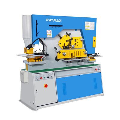 China Metal Sheet Punch Hole Punch Shear and Notch Hydraulic Sheet Metal Locksmith Machine for sale