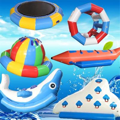 China Lightweight ; Easy Setup And Instant Cute Inflatable Air Poolside Receiving Inflation Game Toys Summer Folding Game Disco Kids Inflatable Toys for sale