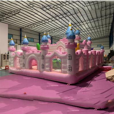 China Lightweight ; Easy Setup and Pink Instant External Bouncy Castles Inflatable Bouncy Castle Inflation House for Kids for sale