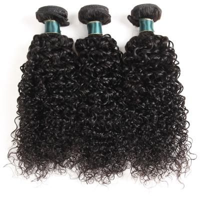 China Wholesale 12A Curly Hair Extension Raw Natural Jerry Curly Wavy Curl Hair Extension 40 Inch Vietnamese Raw Hair Bundles for sale