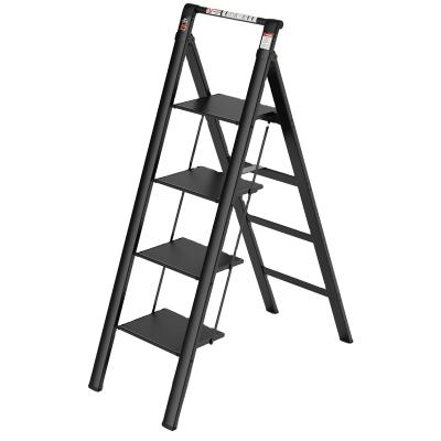 China Folding Ladders Ladder High Work Aluminum Alloy Thickened Decorative Home Painting Ladder Roof Cleaning Multifunctional Ladder for sale