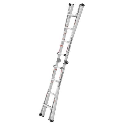 China 2023 Folding Ladders Aluminum Ladder Anti-skid Wear Resistant Extension Hot Selling Aluminum Ladder for sale