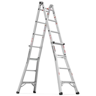 China 2023 Folding Ladders Scaffolding Ladder Universal Aluminum Collapsible Lightweight Step Ladder for sale