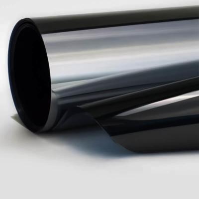 China UVR 96% IRR 87% Building Window Film Black Silver 2mil 1.52m X 30m Security Window Film for sale