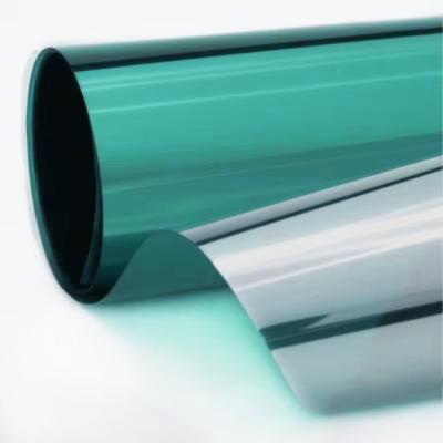 China Green Silver Building Window Film UVR 88% IRR 85% 2mil 1.52m X 30m for sale