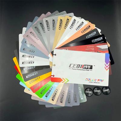 China Autocuración TPU de papel de aluminio de color envoltura ultra brillante envoltura vinilo de liberación de aire sin burbuja película de protección de automóvil en venta