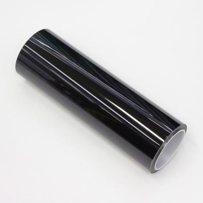 China Autoadhesivo 6.5mil TPU Film de faro de coche negro PPF Film para faros en venta