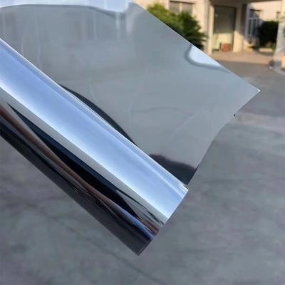 China 2mil Double Layer 15% Silver Building Window Film Decorate Film Privacy Protective Film for sale