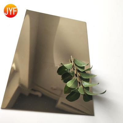 China H311 Hotel Factory Wholesale OEM Cheap Shiny Mirror Champagne Gold Stainless Steel Sheet Dish for sale