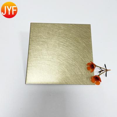 China H335 China Factory Hotel Stainless Steel Bronze Sheet HL With PVC Laser Film for sale