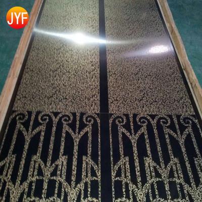 China H369 Hotel Elevator Cabin Cladding Panel Hot Etched Stainless Steel Sheet For Sale for sale