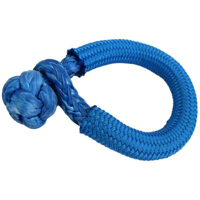 China UHMWPE UTV ATV 4X4 Offroad Recovery And Marine Application Synthetic Braided Soft Shackle Rope for sale