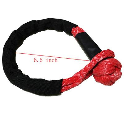 China UHMWPE 10MM Offroad Synthetic Soft 15Ton Shackle for sale