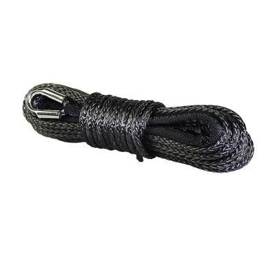 China Best Quality 4x4 Off-Road Double Braided 5 Mm 3 Ton High Tensile Winch Rope Off-Road Synthetic Winch Rope for sale