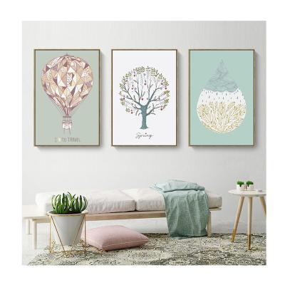 China Modern wholesale European-style decorative paintings water simple drop balloons villas hotel clubs hanging home paintings for sale