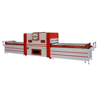 China Building Material Shops Automatic Vacuum Membrane Press Machine PVC Film Veneer Aluminum MDF Door Making Vacuum Membrane Press Machine for sale