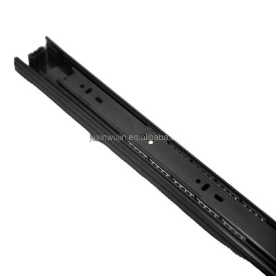 China 45mm Width 3 Times Modern Ball Bearing Furniture Drawer Channel Competitive Price Telescopic Slide for sale