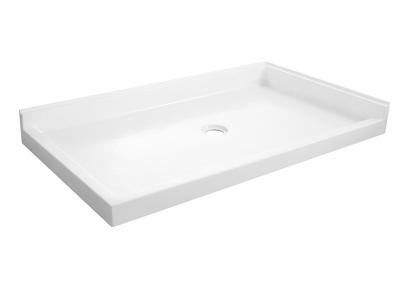 China MGLI-2DTC6036 Acrylic Shower Pan White High Gloss 1524×914×165mm for sale