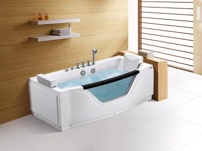 China Acrylic Whirlpool Massage Bathtub M1783 High Gloss Pure Sanitary Grade for sale