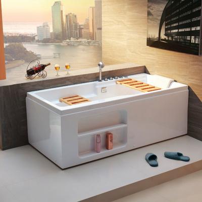 China Whirlpool Acrylic Massage Bathtub M1785-L 3C Certificate 1725×805×620mm for sale