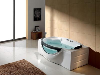 China 3C White Acrylic Whirlpool Bathtub M1810 Pure Sanitary Grade 1800×1000×680mm for sale