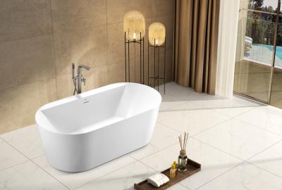 China Eco Friendly Freestanding Acrylic Bathtub , 1700mm SP1834 Stand Alone Bathtubs for sale