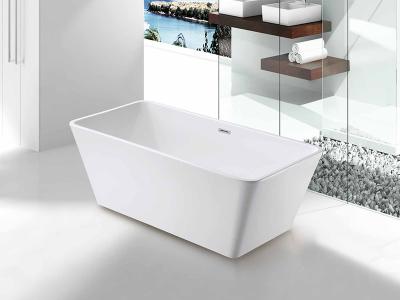 China CUPC Certified Acrylic Free Standing Bathtub Ergonomic SP3638 1500×700×580mm for sale