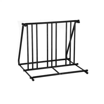 China Durable 6 Bike Floor Park Iron Steel Metal Rack Rack for sale