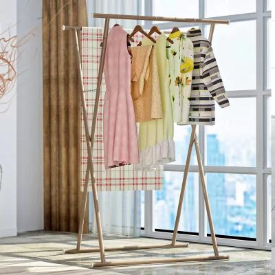 China Stainless Steel Modern European Outdoor Indoor Foldable Drying Clothes Comic Clothes Drying Rack Hanger for sale