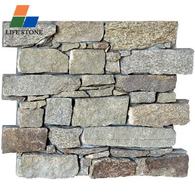 China Foshan Factory Natural 3D Wall Decorative Stone Stacked Stone Exterior Walls for sale